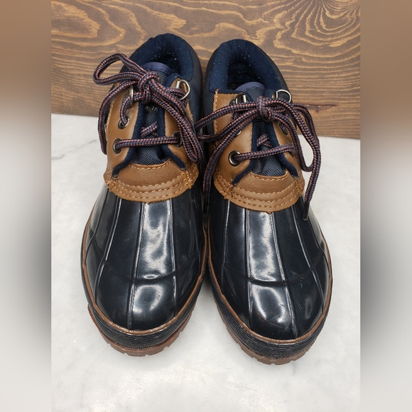 Vintage totes duck womens shoes with thermolite insulation brown & navy … - Picture 6 of 10